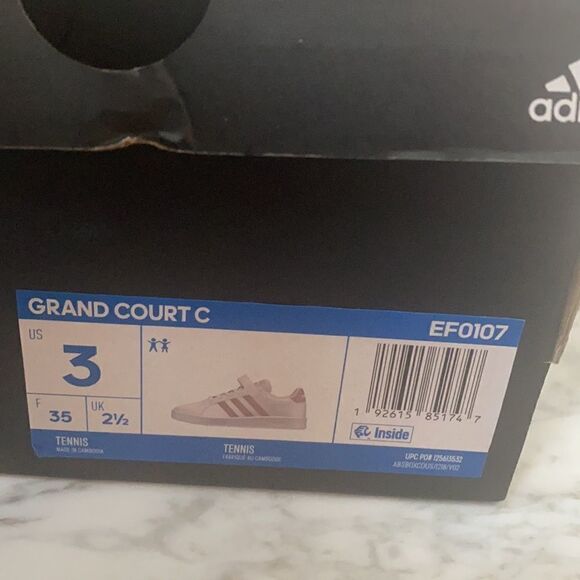Adidas Girls Tennis Shoes - Picture 7 of 7